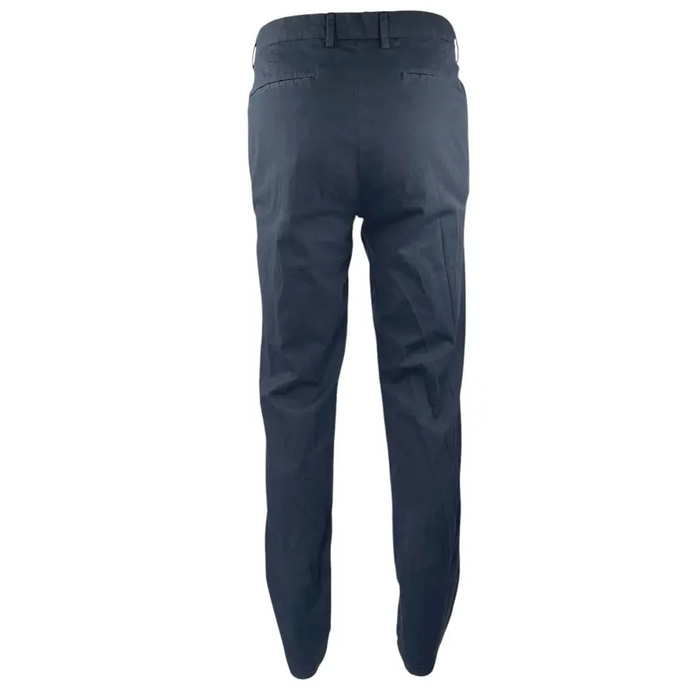 Theory Zaine Men's Blue Straight Leg High Waist Chino Trousers Dress Pants Sz 32